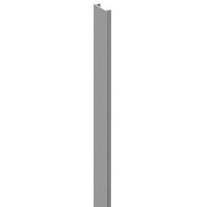 Aluminium-Pfostenabdeckleiste silbergrau 300 cm