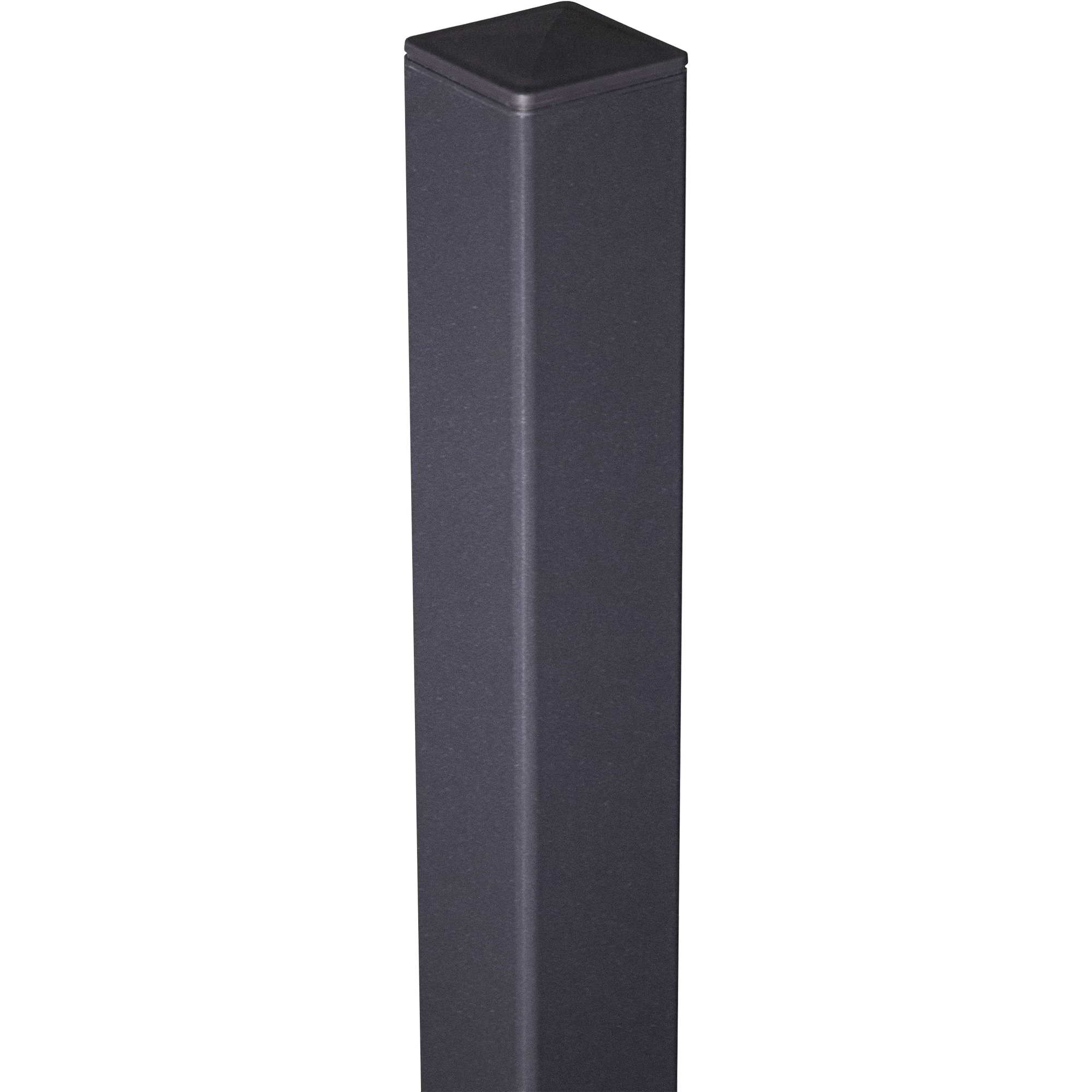 Tor-Pfosten Aluminium anthrazit 6 x 6 x 240 cm