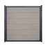 Fertigelement 'Viento' BPC/Aluminium quadratisch Sandfarben/anthrazit 180 x 180 cm