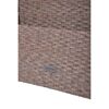 Gartenstuhlset 'Braga' Aluminium braun/grau 2 Stück