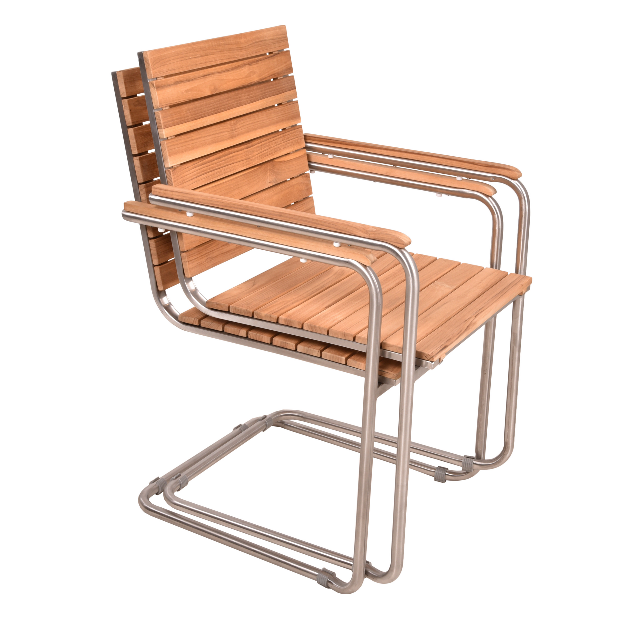 Gartenmöbelset 'Denver' für 4 Personen Edelstahl