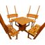 Pavillon 'Rosenheim' Holz grün 304 x 213 x 304 cm