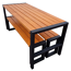 Gartenmöbel-Set 'Sylt' Holz braun 5-teilig