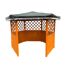 Pavillon 'Marburg' Holz grün 309 x 211 x 309 cm