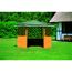 Pavillon 'Marburg' Holz grün 309 x 211 x 309 cm