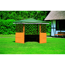 Pavillon 'Marburg' Holz grün 309 x 211 x 309 cm
