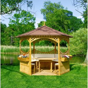 Pavillon 'Palma' Holz 326 x 280 x 326 cm