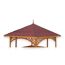 Pavillon 'Palma' Holz 326 x 280 x 326 cm