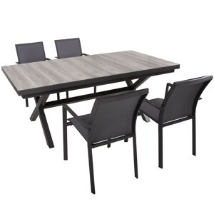 Gartenmöbelset 'Rana' für 4 Personen Aluminium