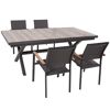 Gartenmöbelset 'Rana/Davina' für 4 Personen Aluminium