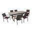 Gartenmöbelset 'Rana/Davina' für 6 Personen Aluminium