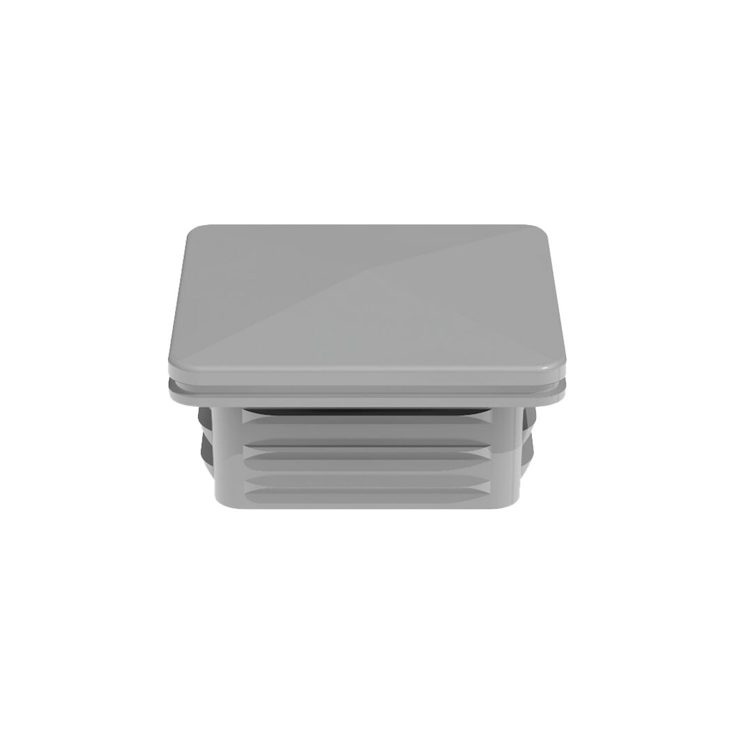 Pfostenkappe 'Ambiente' silber 6 x 6 cm