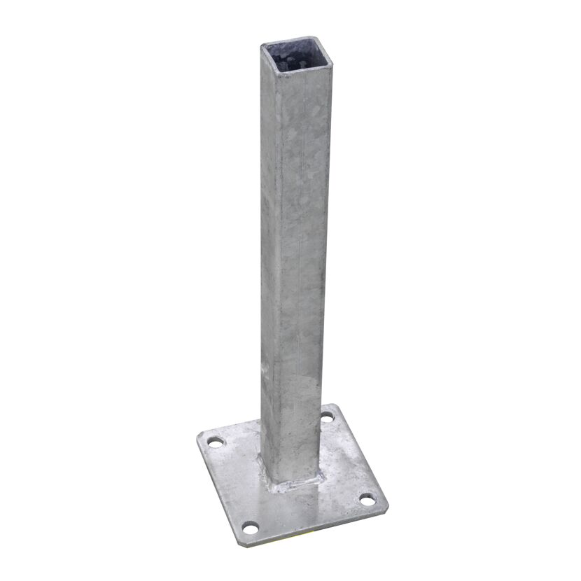 Pfostenträger 'GJ47' Stahl verzinkt für Tor-Pfosten 13 x 13 cm