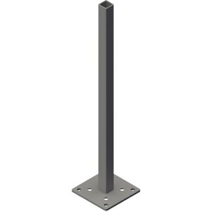Pfostenträger 'GJ48' Stahl verzinkt für Zaun-Pfosten 13 x 13 cm