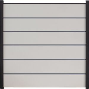 Steckzaun 'BasicLine' Premium Stecksystem weiß 180 x 180 cm