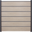 Steckzaun 'BasicLine Premium' Stecksystem Eichefarben hell 180 x 180 cm
