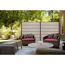 Steckzaun 'BasicLine Premium' Stecksystem Eichefarben hell 180 x 180 cm