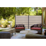 Steckzaun 'BasicLine Premium' Stecksystem Eichefarben hell 180 x 180 cm