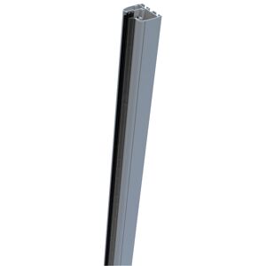 Aluminium-Klemmschiene 'Ambiente' links silbergrau 181 cm