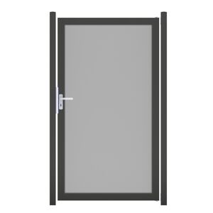 Einzeltor 'Premo' Universal DIN grau/anthrazit 100 x 180 cm