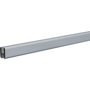 H-Profil Steckzaun 'Premo' silbergrau 180 cm