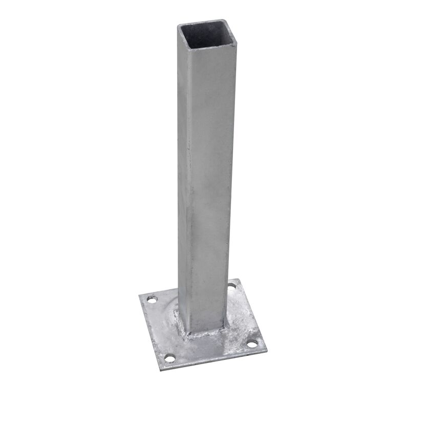 Pfostenträger 'GJ43' Stahl verzinkt für Zaun-Pfosten 13 x 13 cm