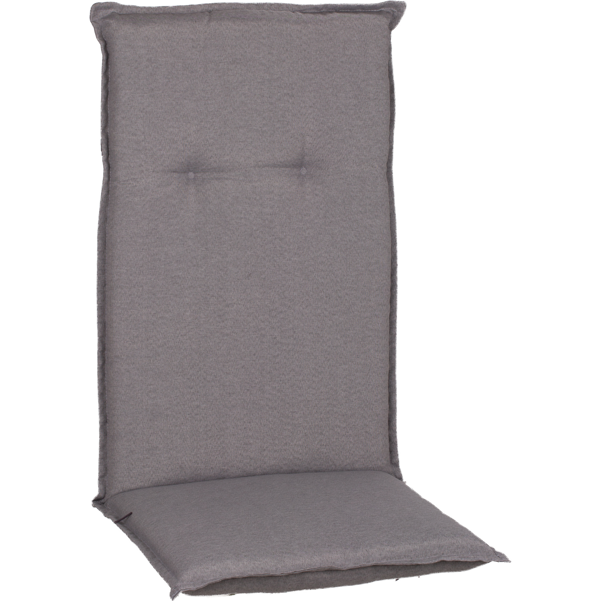 Hochlehner-Auflagen-Set 'Turin' hellgrau 46 x 118 x 8 cm 4 Stück