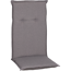 Hochlehner-Auflagen-Set 'Turin' hellgrau 46 x 118 x 8 cm 4 Stück