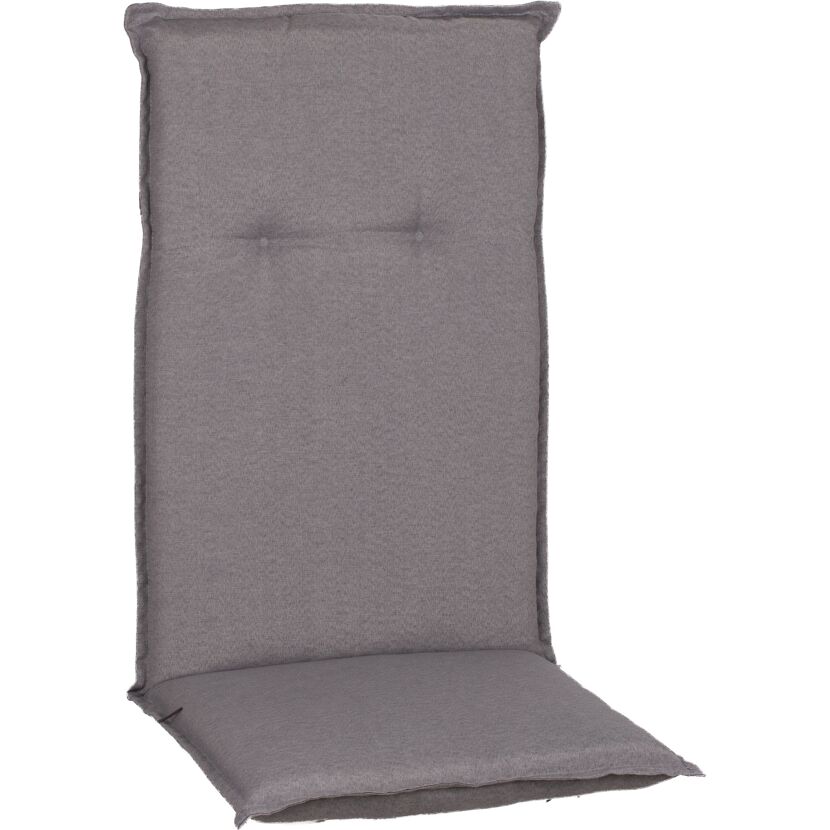 Hochlehner-Auflagenset 'Tanana' hellgrau 46 x 118 x 8 cm 6 Stück