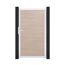 Einzeltor 'BasicLine' Universal DIN Eichefarben hell/silber 100 x 180 cm