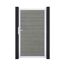 Einzeltor 'BasicLine' Universal DIN grau/silber 100 x 180 cm