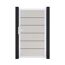 Einzeltor 'BasicLine Premium' Universal DIN weiß/silber 100 x 180 cm