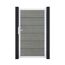 Einzeltor 'BasicLine Premium' Universal DIN grau/silber 100 x 180 cm