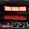 Gasgrill 'Cruster IK Uniq Pro 3' schwarz, silber 147 x 121 x 69,5 cm