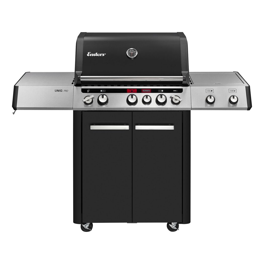 Gasgrill 'Cruster IK Uniq Pro 3' schwarz, silber 147 x 121 x 69,5 cm