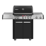 Gasgrill 'Cruster IK Uniq Pro 3' schwarz, silber 147 x 121 x 69,5 cm