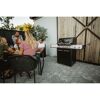 Gasgrill 'Cruster IK Uniq Pro 3' schwarz, silber 147 x 121 x 69,5 cm