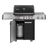 Gasgrill 'Cruster IK Uniq Pro 3' schwarz, silber 147 x 121 x 69,5 cm