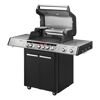 Gasgrill 'Cruster IK Uniq Pro 3' schwarz, silber 147 x 121 x 69,5 cm