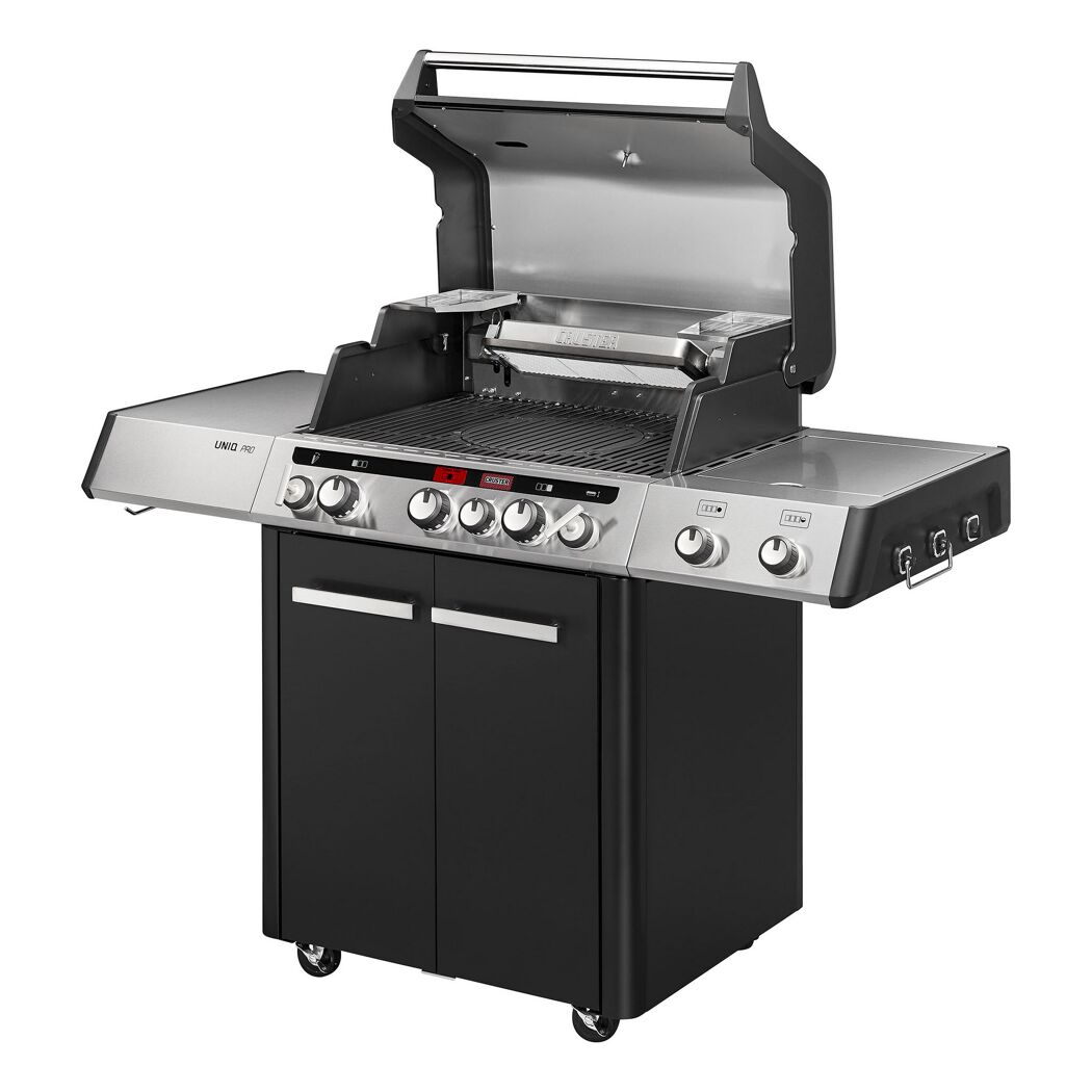 Gasgrill 'Cruster IK Uniq Pro 3' schwarz, silber 147 x 121 x 69,5 cm