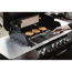 Gasgrill 'Cruster IK Kitchen Uniq Pro 3' schwarz, silber 147 x 121 x 69,5 cm