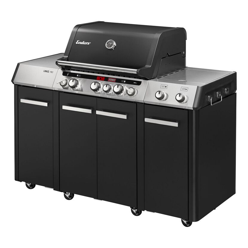 Gasgrill mit sechs Drehreglern