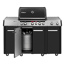 Gasgrill 'Cruster IK Kitchen Uniq Pro 3' schwarz, silber 147 x 121 x 69,5 cm