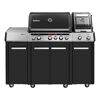 Gasgrill 'Cruster IK Kitchen Oven Pro 3' schwarz, silber 147 x 121 x 69,5 cm