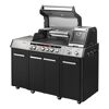 Gasgrill 'Cruster IK Kitchen Oven Pro 3' schwarz, silber 147 x 121 x 69,5 cm