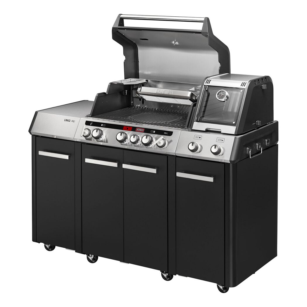 Gasgrill 'Cruster IK Kitchen Oven Pro 3' schwarz, silber 147 x 121 x 69,5 cm