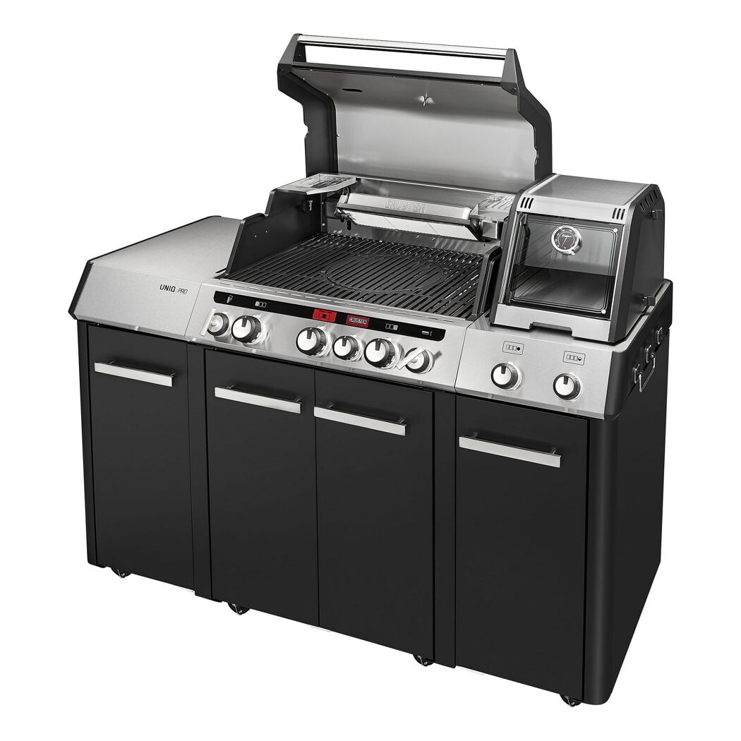 Gasgrill 'Cruster IK Kitchen Oven Pro 3' schwarz, silber 147 x 121 x 69,5 cm