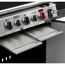 Gasgrill 'Cruster Uniqe 3' schwarz/silber 145 x 120 x 65,5 cm