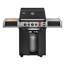Gasgrill 'Cruster Uniqe 3' schwarz/silber 145 x 120 x 65,5 cm