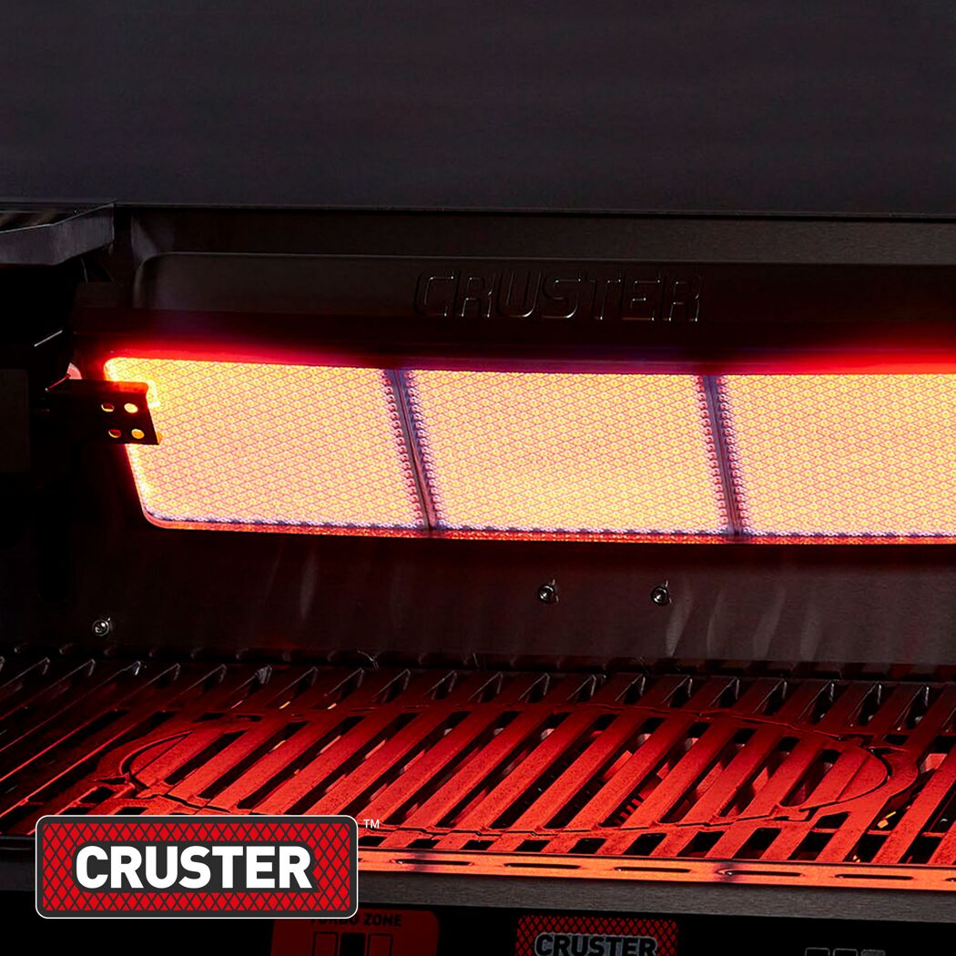 Glühender Gasgrill Cruster